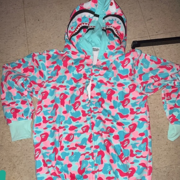 double hooded multi colour Bape hoodie 1:1 - Picture 1 of 4